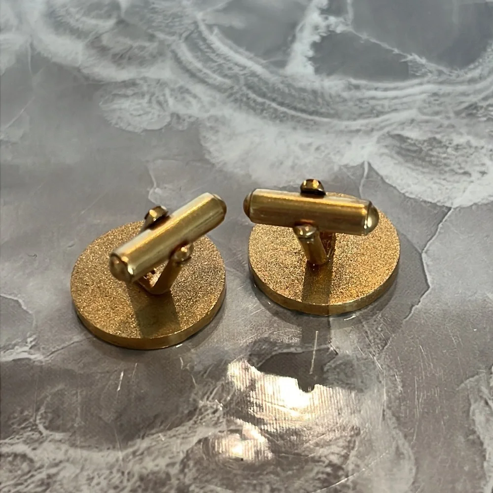 Dunhill triple circle cuff links